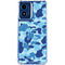 Light Blue Street Camo Moto G 5G (2024) Clear Case